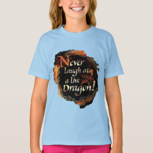 SMAUG™ - Logo-Grafik niemals lachen T-Shirt
