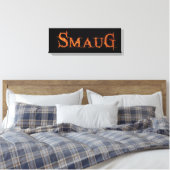 SMAUG™ Name Graphic Leinwanddruck (Insitu (Schlafzimmer))