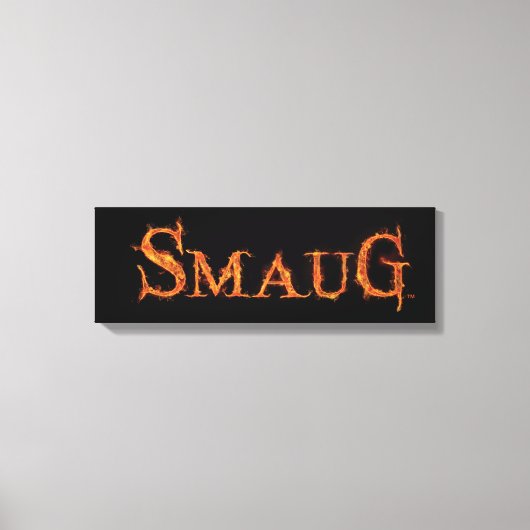 SMAUG™ Name Graphic Leinwanddruck (Vorderseite)