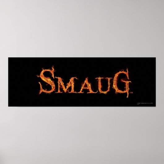 SMAUG™ Name Graphic Poster (Vorne)