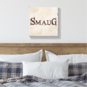 SMAUG™ Name Leinwanddruck (Insitu (Schlafzimmer))