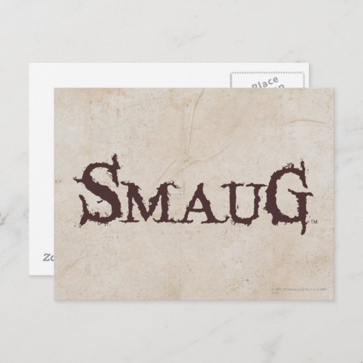 SMAUG™ Name Postkarte (Vorne/Hinten)