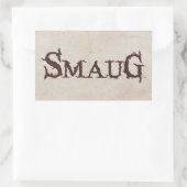 SMAUG™ Name Rechteckiger Aufkleber (Tasche)