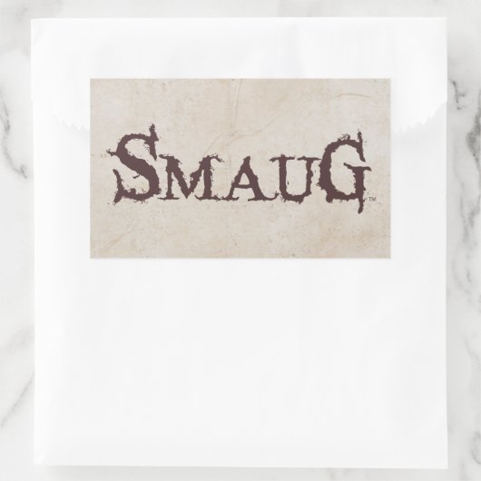 SMAUG™ Name Rechteckiger Aufkleber (Tasche)