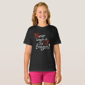 SMAUG™ - Never Laugh At A Live Dragon T-Shirt (Vorne ganz)