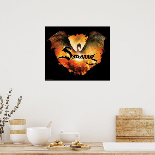 SMAUG™ Over Laketown Poster (Küche)
