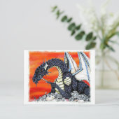 Smaug Postkarte (Stehend Vorderseite)
