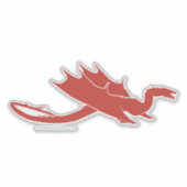 SMAUG™ Silhouette und Name 2 Aufkleber (Vorderseite)