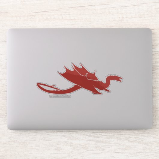 SMAUG™ Silhouette und Name 2 Aufkleber (Computer)
