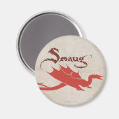 SMAUG™ Silhouette und Name Magnet (Vorderseite/Rückseite)