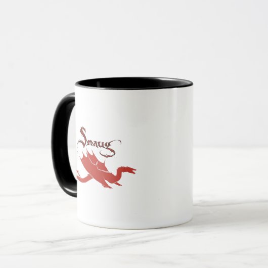 SMAUG™ Silhouette und Name Tasse (Vorderseite Links)