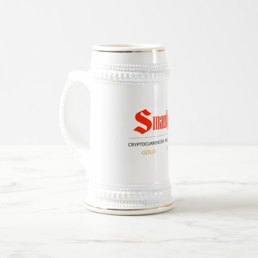 Smaulgld Bier-Tasse Bierglas (Vorderseite Links)