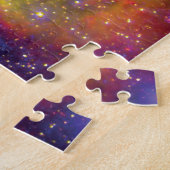 SMC WR7 Binärstern-Nebel - Hubble-Weltraumfoto Puzzle (Seite)