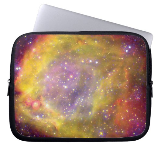SMC WR7 Binary Star Nebula - Hubble Space Foto Laptopschutzhülle (Vorderseite)