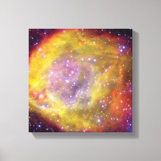 SMC WR7 Binary Star Nebula - Hubble Space Foto Leinwanddruck (Vorderseite)