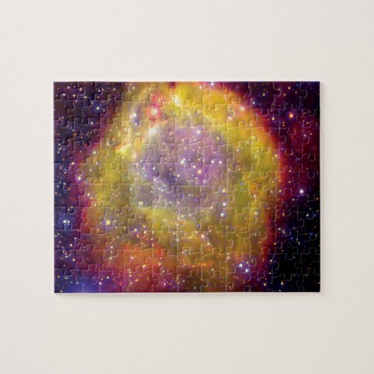 SMC WR7 Binary Star Nebula - Hubble Space Foto Puzzle (Horizontal)