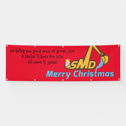 smd Merry Christmas Banner (Horizontal)