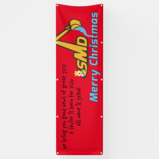 smd Merry Christmas Banner (Vertikal)