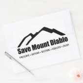 SMD-Schwarz-Aufkleber Rechteckiger Aufkleber (Umschlag)