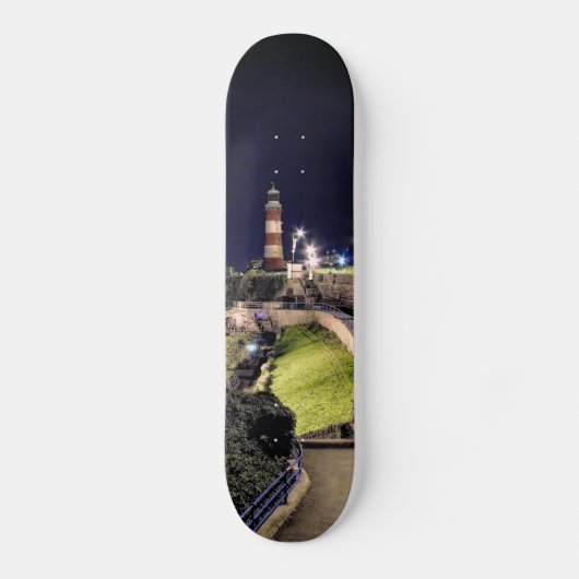 Smeaton Tower by Night Skateboard (Vorderseite)
