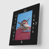 Smeaton Tower, Plymouth Hoe Quadratische Wanduhr (Winkel)