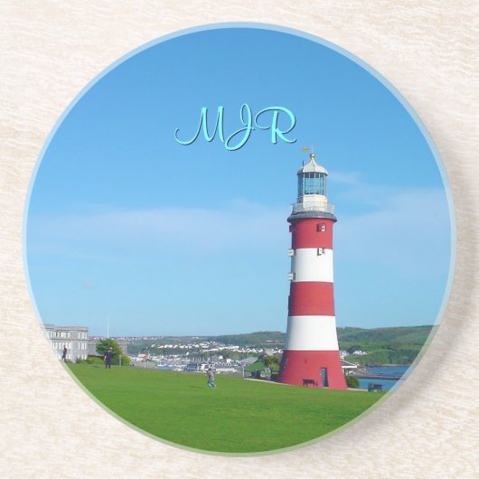 Smeaton Tower, The Hoe, Plymouth Getränkeuntersetzer (Vorne)