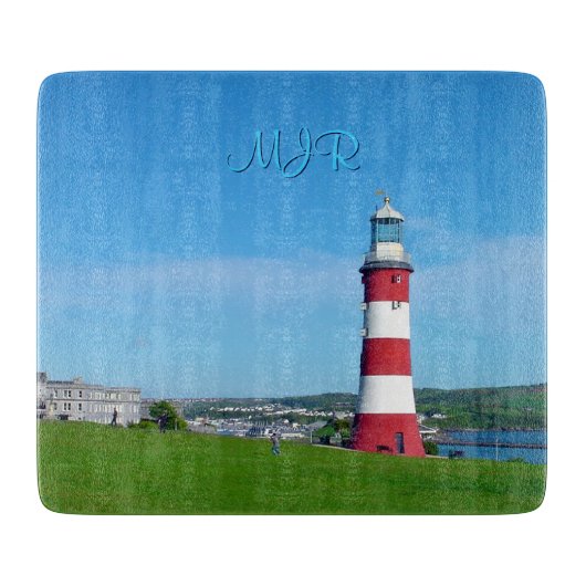 Smeaton Tower, The Hoe, Plymouth Schneidebrett (Vorderseite)