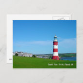 Smeatons Tower, The Hoe, Plymouth Postkarte (Vorne/Hinten)