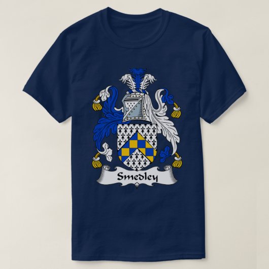 Smedley Coat of Arms Familienwappen T-Shirt (Design vorne)