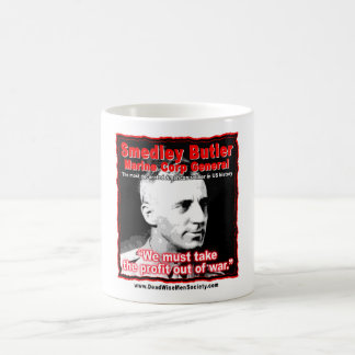 Smedley D. Butler, Gewinn-und Kriegs-Zitat Kaffeetasse