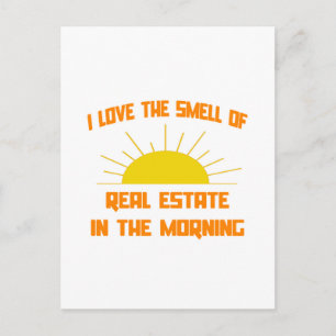 Smell of Real Estate in the Morning Postkarte