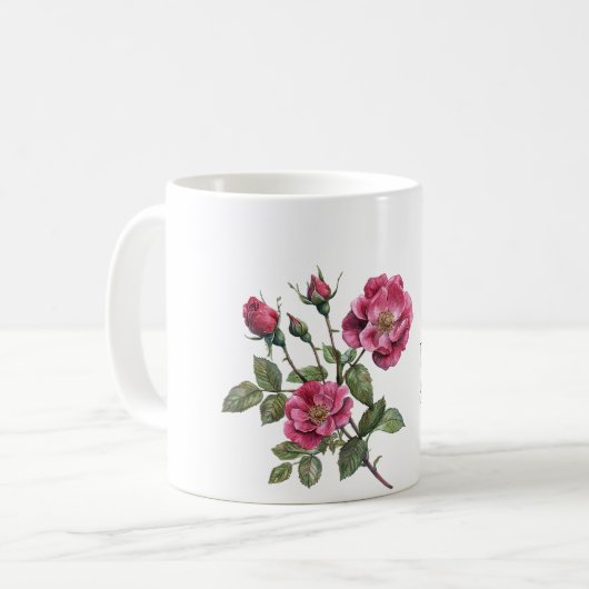 Smell the Roses   Kaffeetasse (Vorderseite Links)