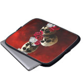 Smell the Roses (while you can) Laptopschutzhülle (Vorne Knopf)