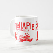 SMELLAPIG RADAR SYSTEMS lustig sarkastisch Kaffeetasse (Vorderseite Links)