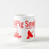 SMELLAPIG RADAR SYSTEMS lustig sarkastisch Kaffeetasse (Mittel)