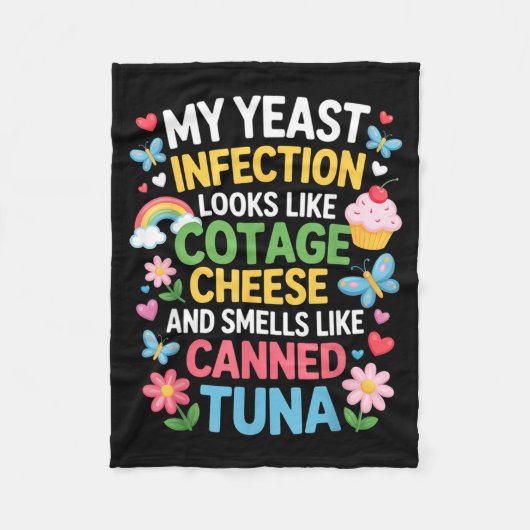 Smells Like Canned Tuna Inappropriate Humor Saying Fleecedecke (Vorderseite)