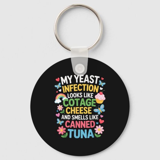 Smells Like Canned Tuna Inappropriate Humor Saying Schlüsselanhänger (Vorderseite)