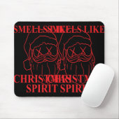 Smells Like Christmas Srit Santa Claus Xmas T Shir Mousepad (Mit Mouse)
