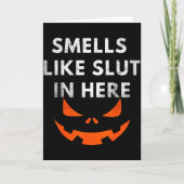 Smells Like In Here, Offensive Humor, Funny Hallow Karte (Vorderseite)