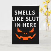 Smells Like In Here, Offensive Humor, Funny Hallow Karte (Gelbe Blume)