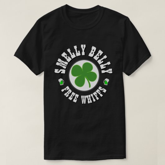 SMELLY BELLY St Patrick's Day T-Shirt (Design vorne)