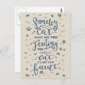 Smelly Cat Postcard Postkarte (Vorne/Hinten)