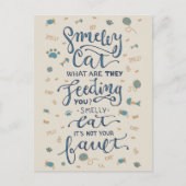 Smelly Cat Postcard Postkarte (Vorderseite)