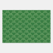 Smelly Christmas Brussels Sprout Custom Geschenkpapier Set (Vorderseite 2)