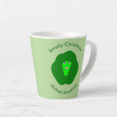 Smelly Christmas Brussels Sprout Custom Milchtasse (Rechte Ecke)