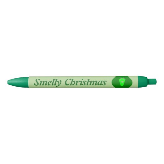 Smelly Christmas Brussels Sprout Custom Pen Kugelschreiber (Vorderseite)