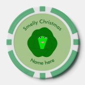 Smelly Christmas Brussels Sprout Custom Pokerchips (Vorderseite)