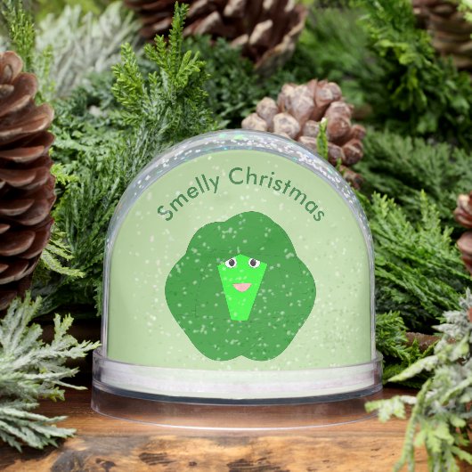 Smelly Christmas Brussels Sprout Custom Schneekugeln (Winter)