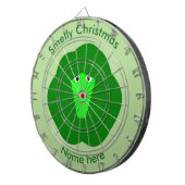 Smelly Christmas Brussels Sprout Dart Board Dartscheibe (Vorderseite rechts)