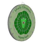Smelly Christmas Brussels Sprout Dart Board Dartscheibe (Vorderseite Links)
